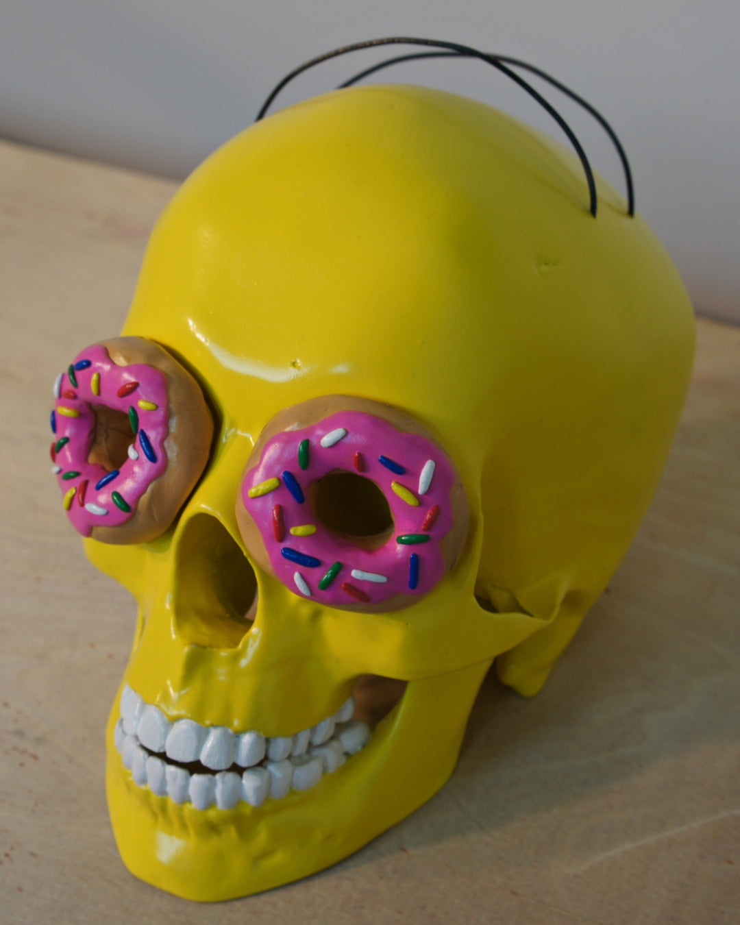 "Mmm Donuts" Skull